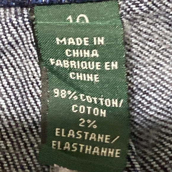 Lauren Ralph Lauren Classic Straight Dark Wash Jeans Size 10 - Picture 10 of 12